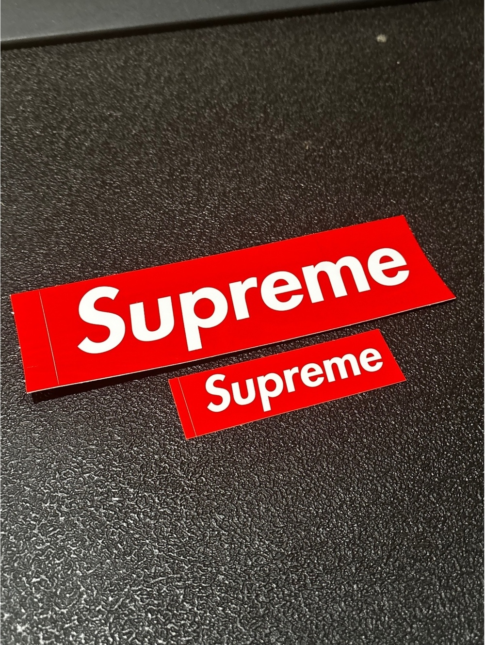 Supreme Mini & Regular Box Logo Sticker Pair